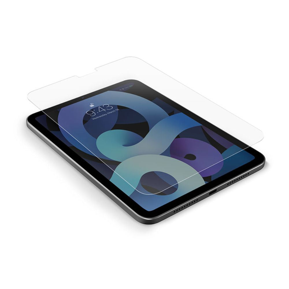 Tempered glass iPad Air 10.9-inch screen protector by Phone Base, 2.5D curved edge for full device protection.