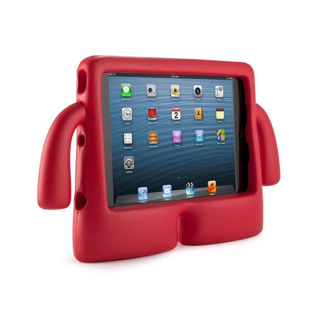 Phone Base iPad Kids Case with built-in shockproof handles, durable protective cover designed for children.