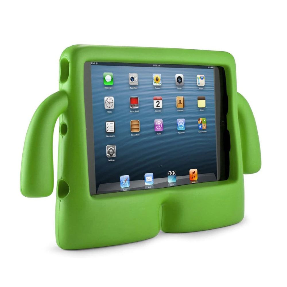 Phone Base iPad Kids Case with built-in shockproof handles, colorful protective cover for children’s tablets