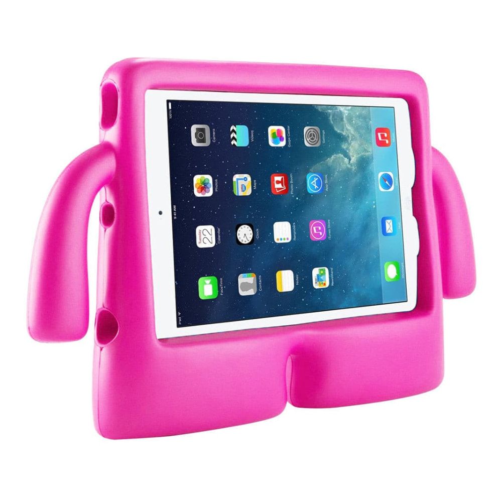 Phone Base iPad Kids Case with built-in shockproof handles, colorful protective cover for children’s tablets.