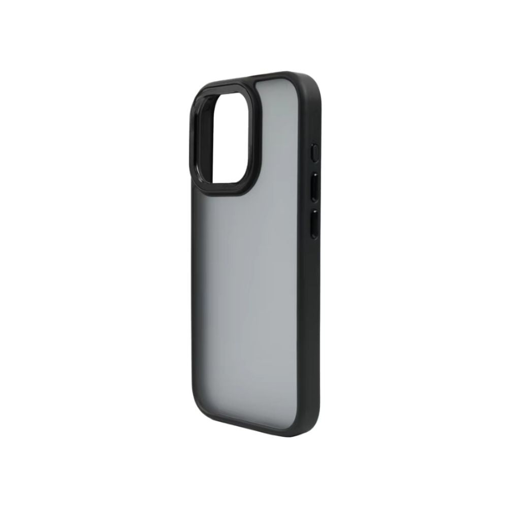 Black iPhone 16 series hard case with MagSafe from Phone Base, showing the sleek protective design.
