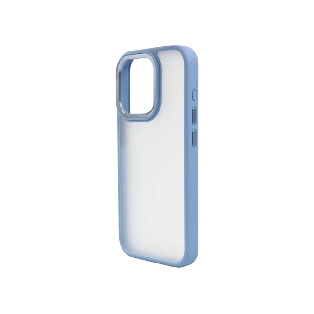 Blue iPhone 16 Series hard case with MagSafe compatibility from Phone Base, showcasing a sleek protective design.
