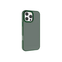 Green Phone Base iPhone 16 Pro Max snap-on hard case with protective edges and precise cutouts for buttons and camera.