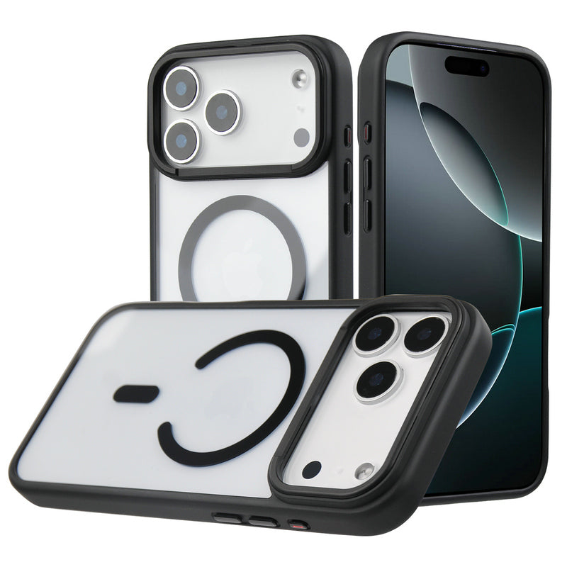 Black Honor MagSafe case for iPhone 17 Series by Phone Base, showing a durable hard shell design and precise cutouts.