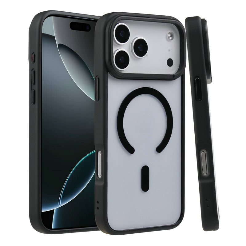 Black Honor MagSafe case for iPhone 17 Series by Phone Base, showing the sleek protective cover with magnetic edge.