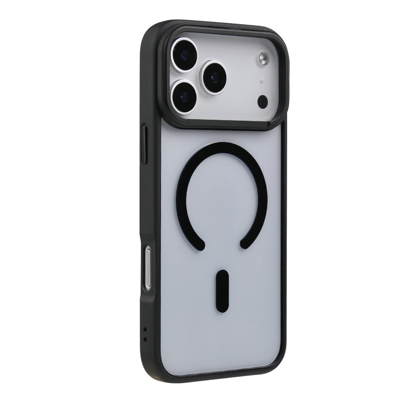 Gray Honor MagSafe case for iPhone 17 series by Phone Base, showing the slim, protective hard-shell design on the phone.