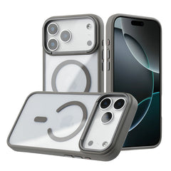 Grey Honor MagSafe Case for iPhone 17 Series by Phone Base, durable hard-shell protective cover with magnetic attachment.
