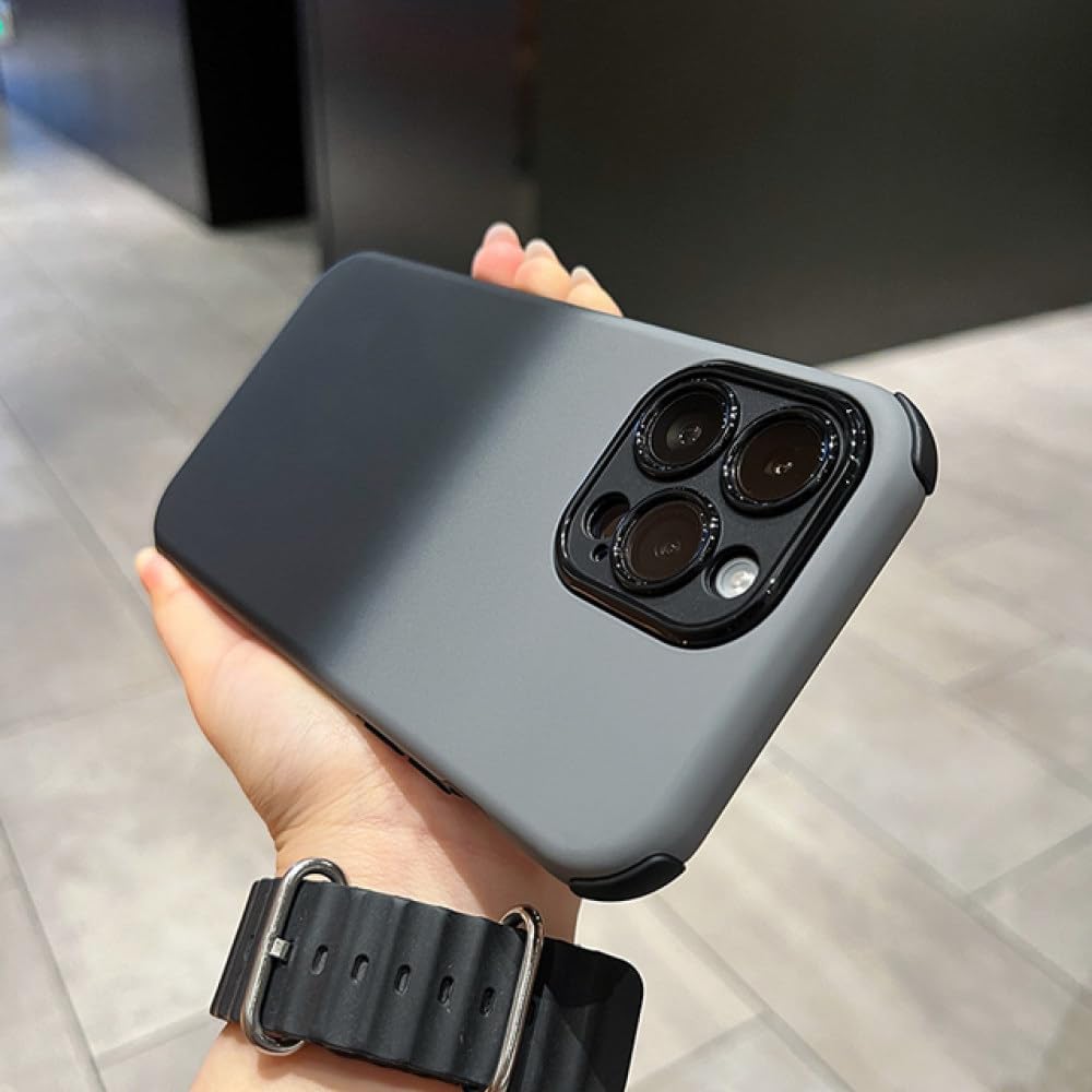 Grey and black two-piece color gradient case for iPhone 14 Series by Phone Base, showing sleek protective design.