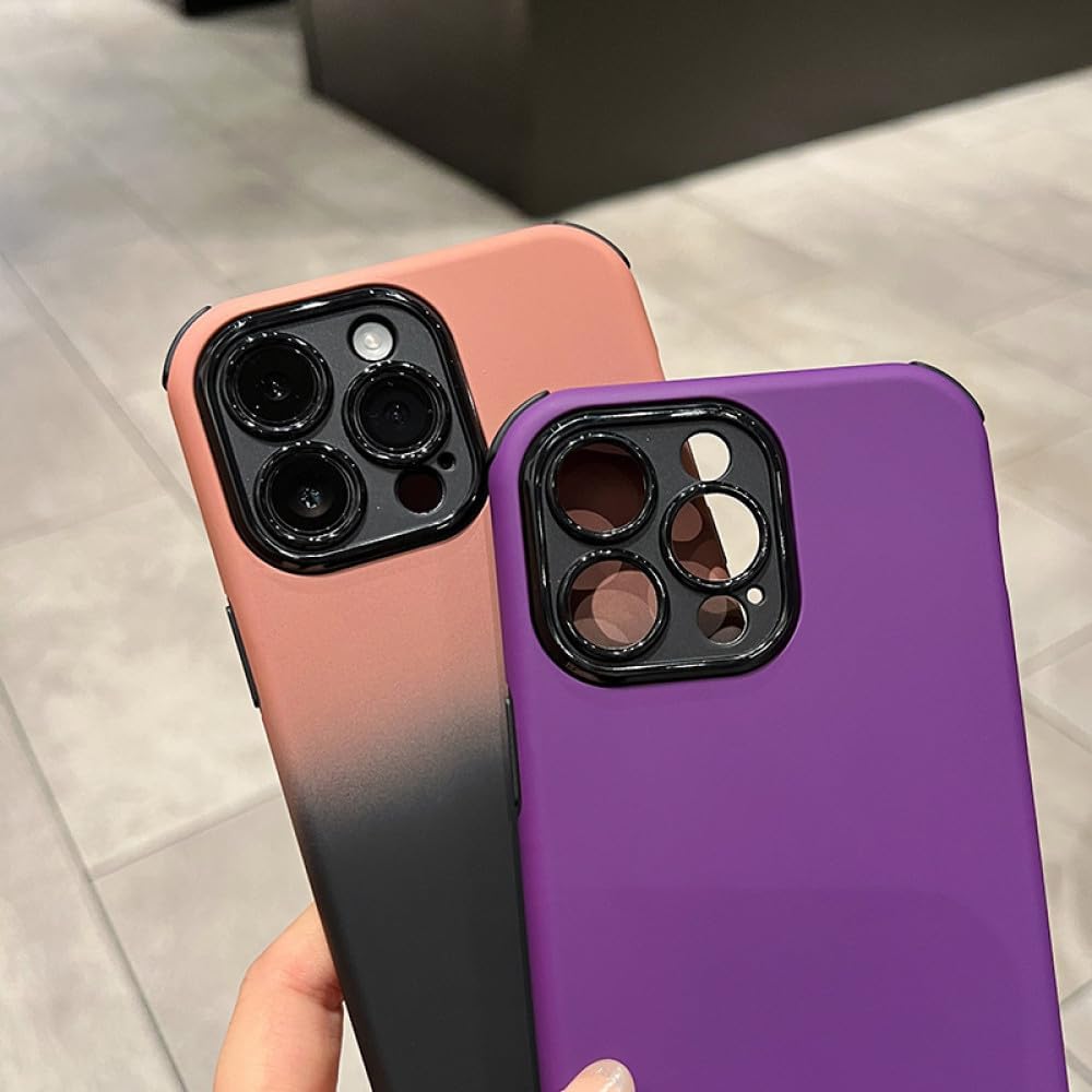 Black iPhone 14 Series 2-piece colour gradient case by Phone Base, showcasing stylish dual-layer protection for iPhone 14.