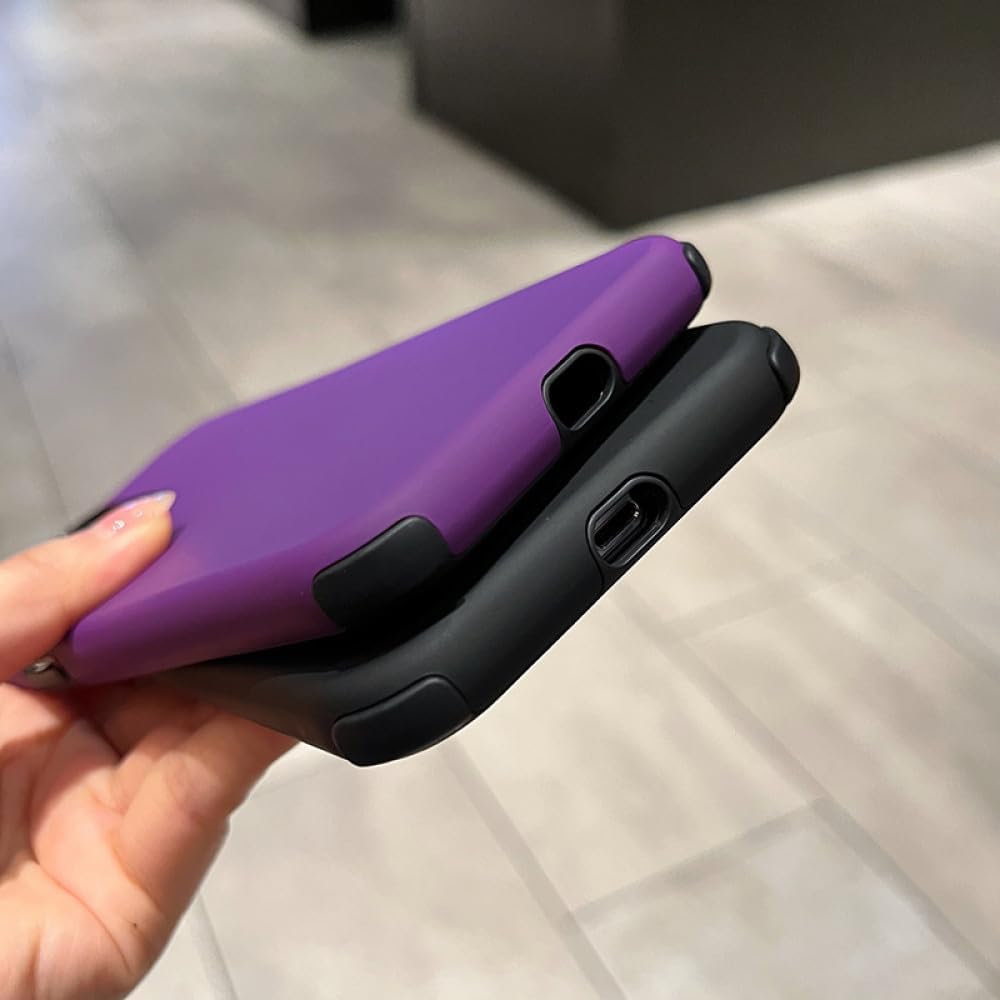 Phone Base iPhone 14 Series 2-Piece Colour Gradient Case in black with vibrant color transition, designed for stylish protection.