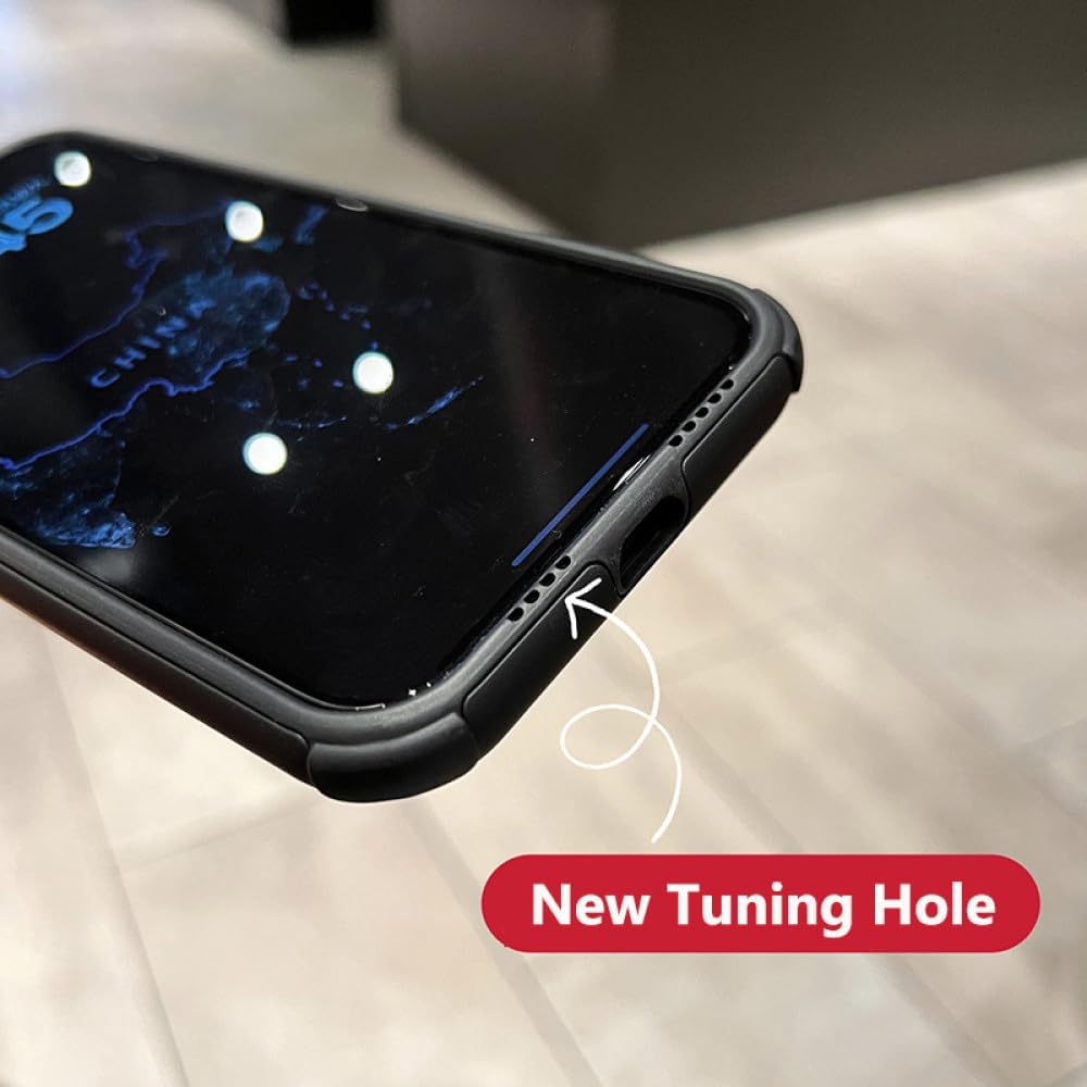 Black iPhone 14 Series 2-Piece Colour Gradient Case by Phone Base, showing sleek protective design for the smartphone.