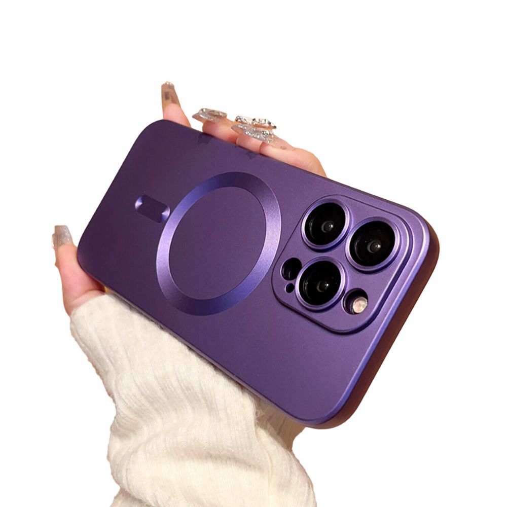 Phone Base iPhone Lens Protector Magnet Case showing a sleek protective case with magnetic lens cover for iPhone.