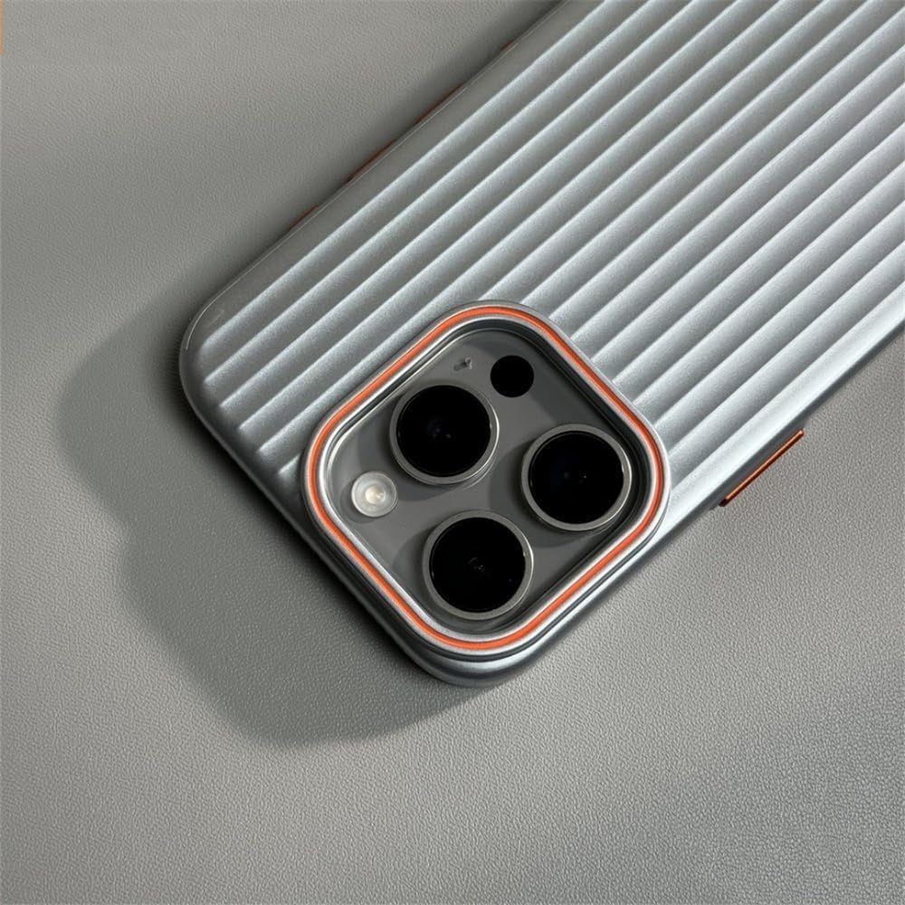 Blue iPhone 16 Series Vibe Cladding Case by Phone Base, showing the textured protective design and precise camera cutout.