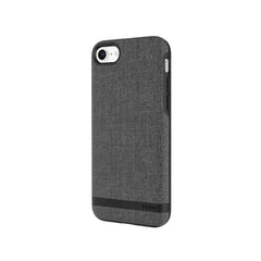 Incipio charcoal phone case for iPhone 6/7/8/SE, showcasing a sleek protective cover with textured finish on a white background.