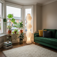 Claeted Nordic Grass Skirts LED Floor Lamp Ambient Bedroom