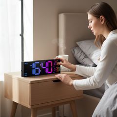 Zapcart 16 Large LED Digital Wall Clock – Modern Home Display