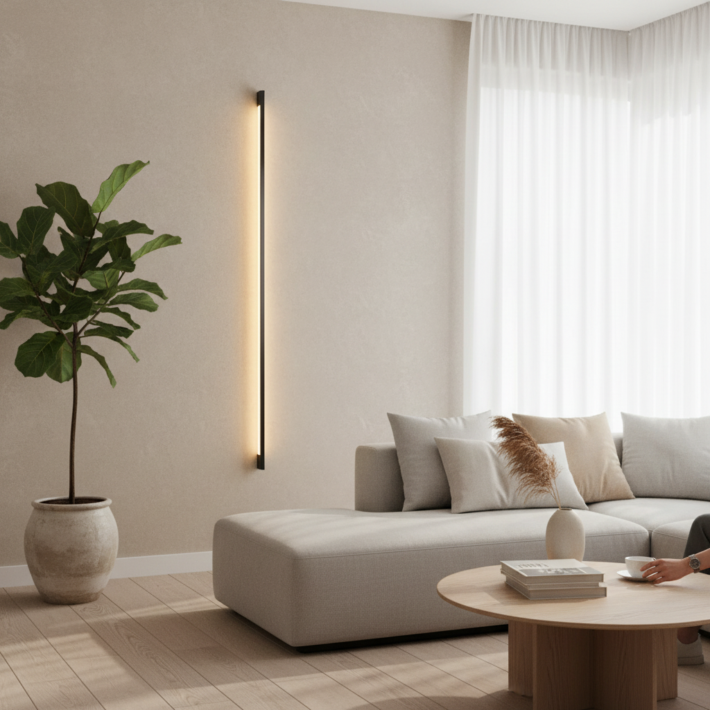 Modern LED Wall Lamp – Minimalist Indoor Light for Living Room & Bedroom