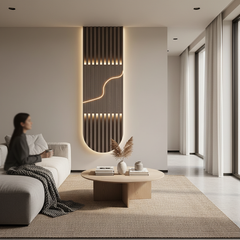Modern Luxury LED Wall Lamp – Abstract Art Light for Living Room & Corridor Decor