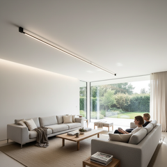 Modern LED Wall Light Black & White – Linear Skyline Scon