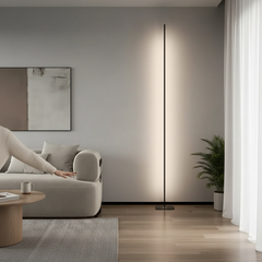 Modern LED Wall Light Black & White – Linear Skyline Scon