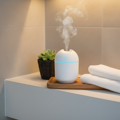 Mini USB Aroma Humidifier – Portable Desktop Mist Diffuser & Air Purifier