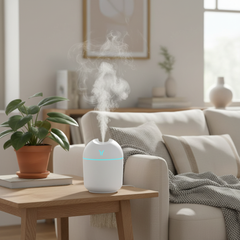 Mini USB Aroma Humidifier – Portable Desktop Mist Diffuser & Air Purifier