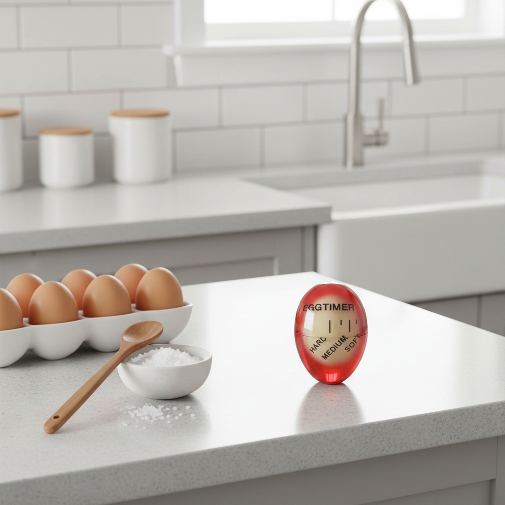 Moonbiffy Egg Timer Color Changing Display For Busy Home Cooks Effortless Doneness At A Glance