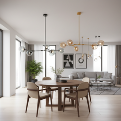 Nordic Glass Pendant Light for Bedroom & Dining