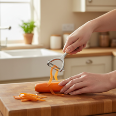 Choice Stainless Steel Vegetable Peeler Grater Premium Dual Function For Cooks Home Chefs