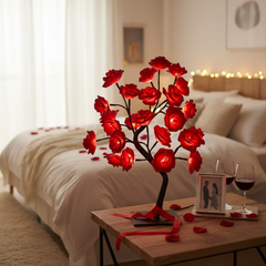 Romantic Rose Tree Lamp – LED Flower Night Light for Valentine’s Day