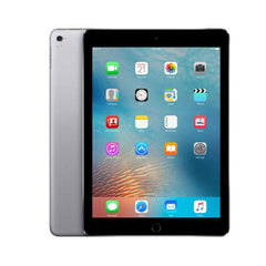 Refurbished iPad 6 (2018) 32GB Wi-Fi + Cellular with Unlocked status, showing front and back views of the tablet.
