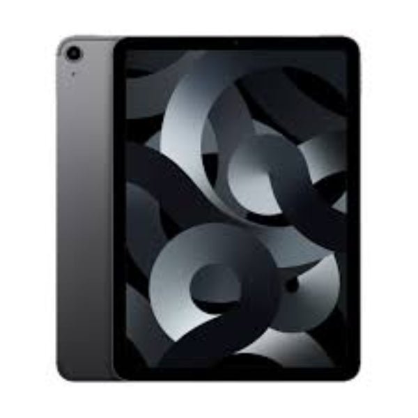 Refurbished iPad Air 5 (2022) with 256GB storage, Wi-Fi + Cellular, unlocked, by RefurbPhone, showcasing the tablet's sleek design.