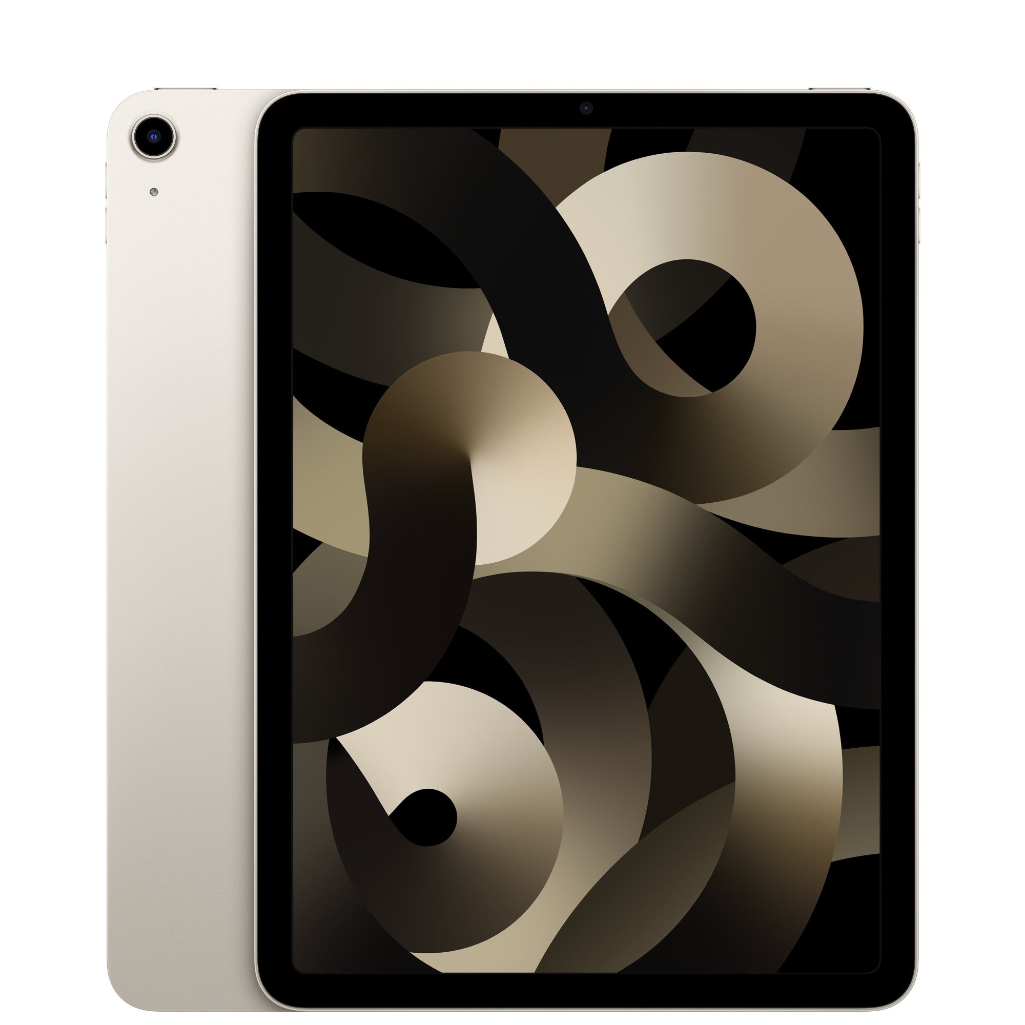 Refurbished iPad Air 5 (2022) 64GB Wi-Fi tablet by RefurbPhone, showing the sleek silver tablet with screen and edges visible.