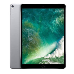 Refurbished iPad Pro 10.5-inch 2017 64GB Wi-Fi tablet by RefurbPhone, showing the sleek silver design and screen display
