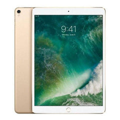 Refurbished iPad Pro 10.5-inch 2017 tablet with 64GB Wi-Fi from RefurbPhone, showing the sleek white front and screen display.