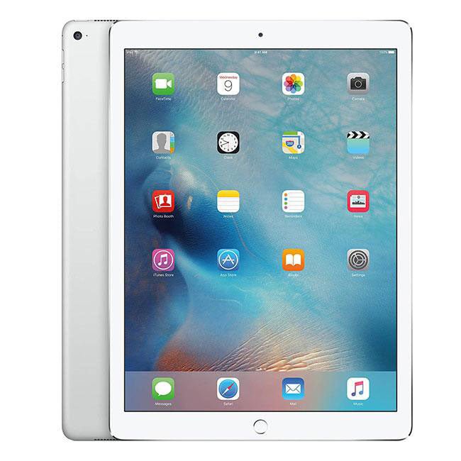 Refurbished iPad Pro 9.7-inch 2016 model with 128GB Wi-Fi, showing the tablet's front view with a sleek design.