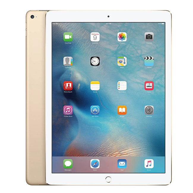 Refurbished iPad Pro 9.7-inch 2016 tablet with 128GB Wi-Fi from RefurbPhone, showing the device's sleek screen and silver design.