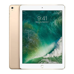 Refurbished iPad Pro 9.7-inch 2016 with 32GB Wi-Fi, sleek tablet from RefurbPhone, showing front and silver body.