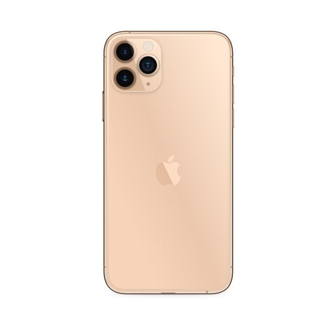 Refurbished iPhone 11 Pro with 256GB storage, unlocked, showing front and back views, sleek design by RefurbPhone.
