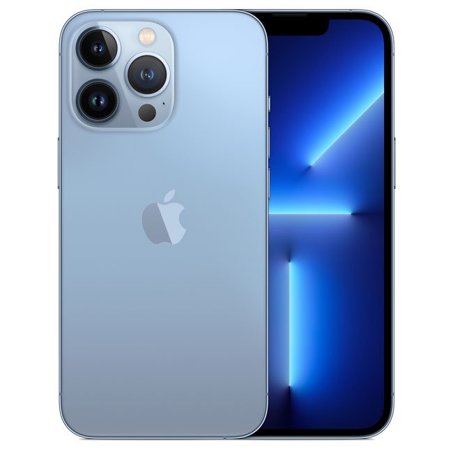 Refurbished iPhone 13 Pro 128GB unlocked smartphone with sleek design and triple-camera setup, from RefurbPhone.