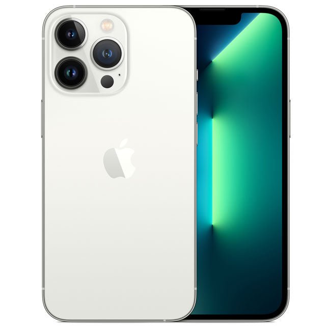 Refurbished iPhone 13 Pro Max 256GB unlocked smartphone by RefurbPhone, showing the front display with a sleek design and triple camera setup.