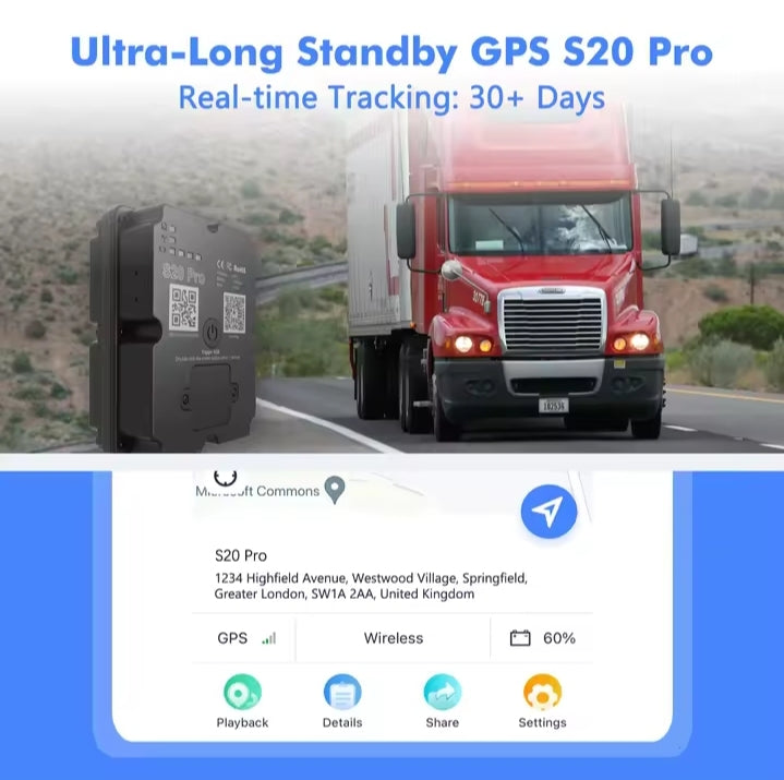 Eliteridegear 4G GPS motorcycle tracker with real-time 30-day tracking, anti-theft security device for vehicle location.
