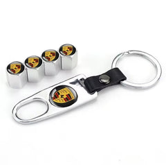 4pcs Car Wheel Tire Air Valve Core Caps Accessories For Porsche