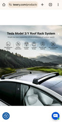 Premium Aluminum Roof Rack for Tesla Model 3 & Y