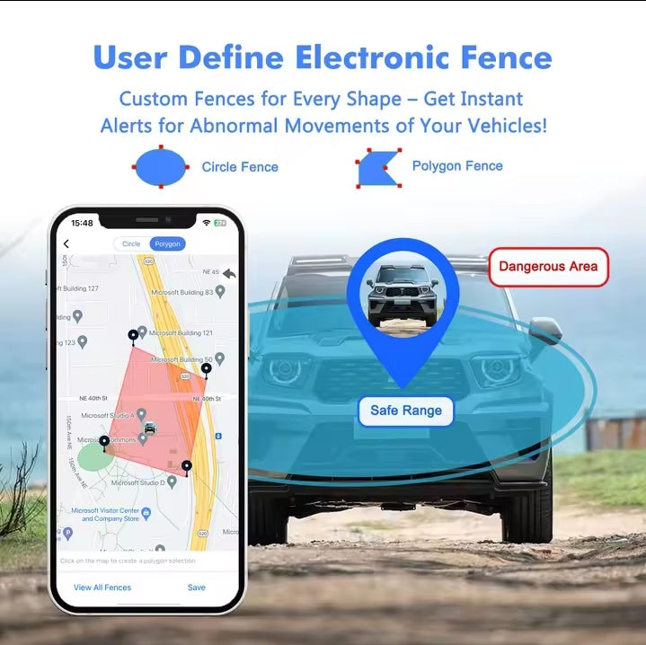 Eliteridegear 4G GPS motorcycle tracker with real-time 30-day tracking, anti-theft security device for vehicles