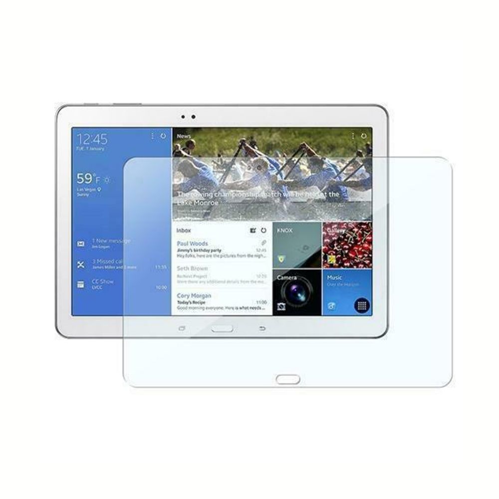 Samsung Galaxy Tab 4 tempered glass screen protector with 2.5D curved edges, designed for phone base brand.