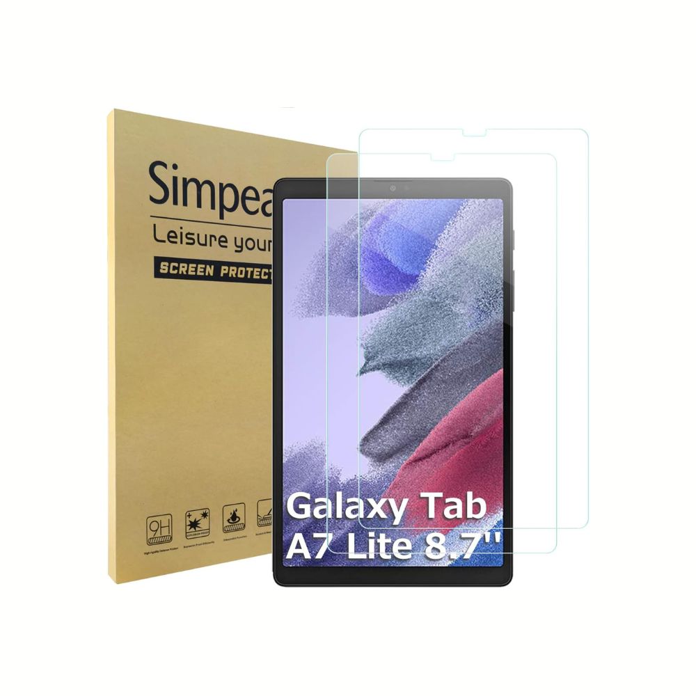Samsung Galaxy Tab A7 Lite screen protector, 2.5D tempered glass from Phone Base, providing durable screen protection.