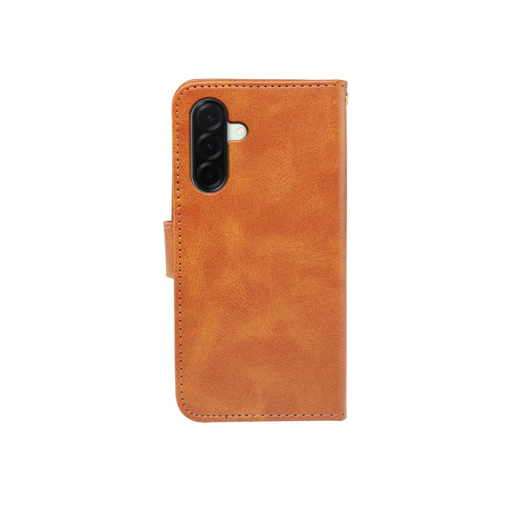 Samsung Galaxy A36/A56 leather wallet book case by Phone Base, showing a flip cover with card slots and protective design.