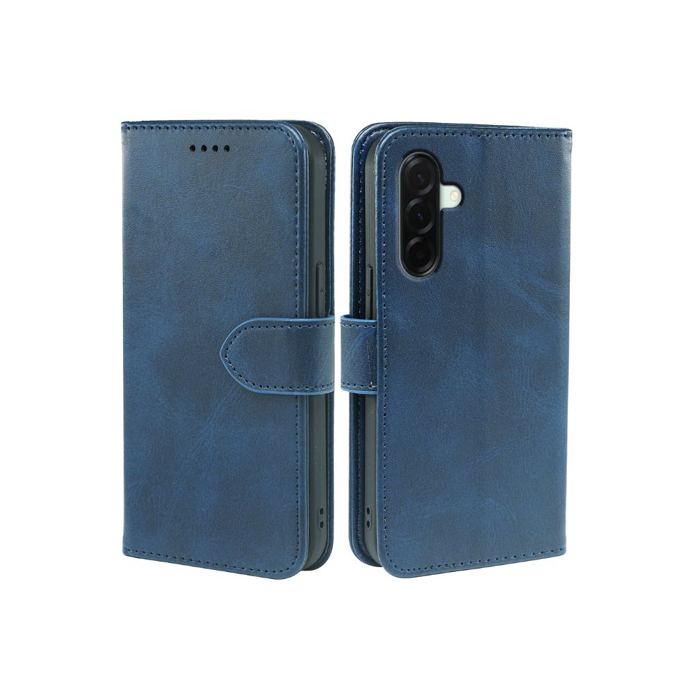 Samsung Galaxy A36/A56 Book Flip Case Leather Wallet by Phone Base, showing the stylish leather wallet cover with card slots and magnetic closure.