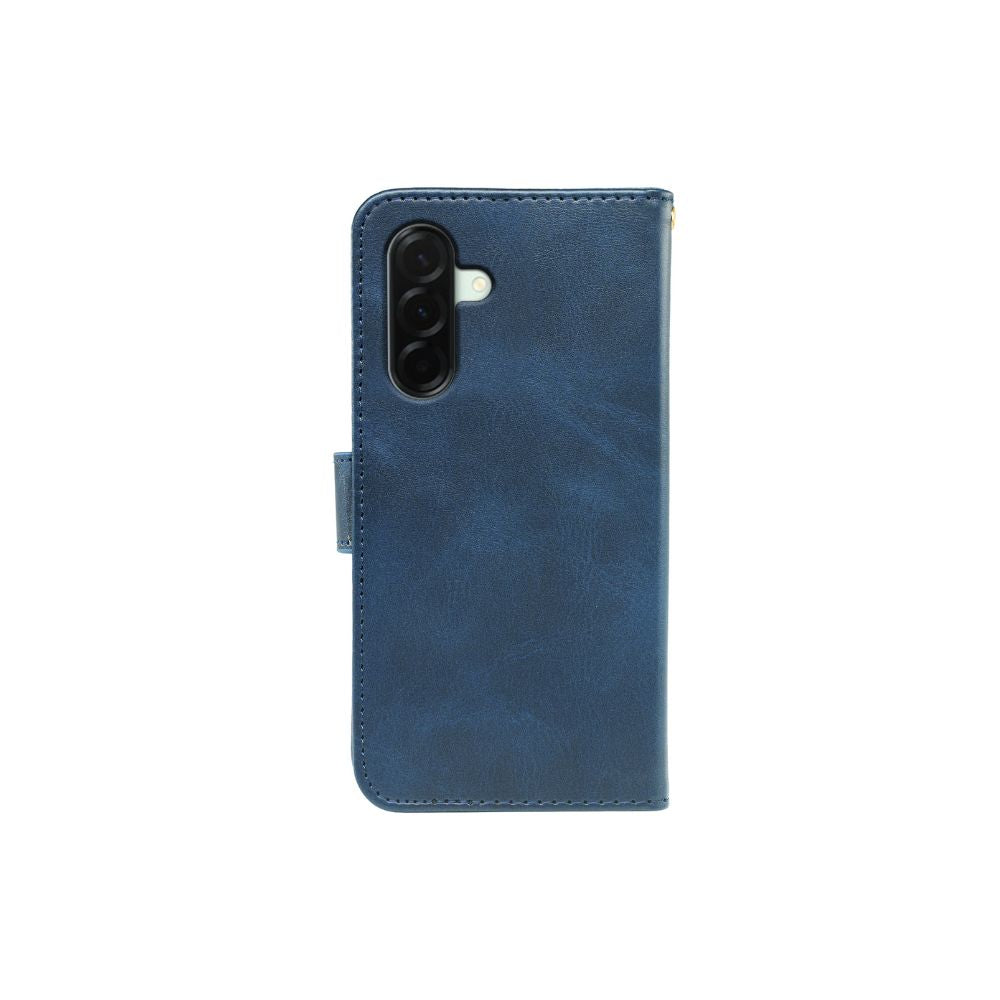 Samsung Galaxy A36/A56 leather book flip case by Phone Base, showing the stylish wallet-style cover with card slots.